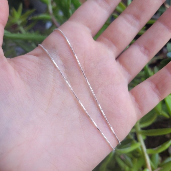 New Italian Solid 925 Sterling Silver Necklace Chain - Picture 16 of 16